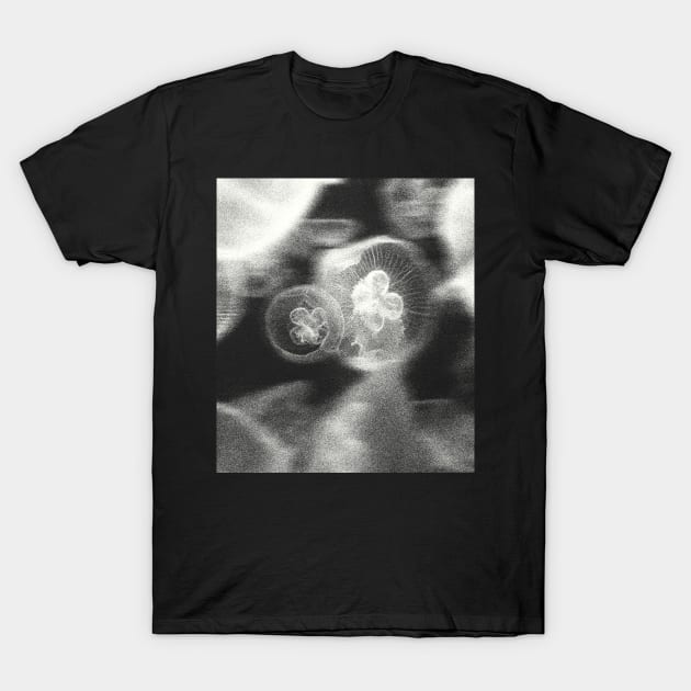 Moon Jellyfish Grunge Aesthetic T-Shirt by Melon Street